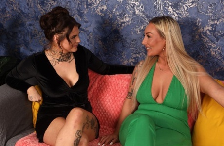 Skilled MILFs Jess Nova & Tawney Lane wank their men's dicks in a CFNM 4some
