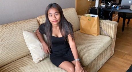 Horny Asian amateur Mind B unveils her hot bum and takes a boner in POV action